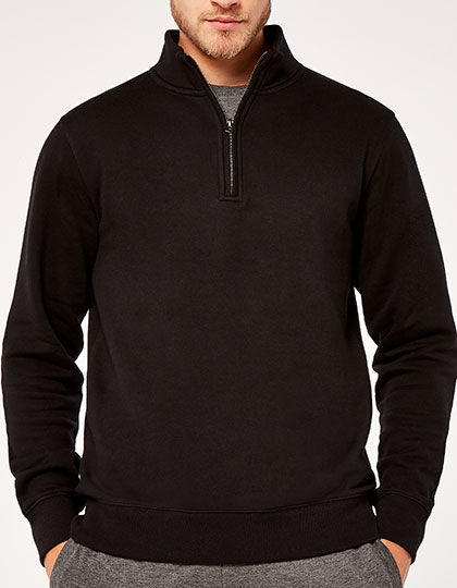 Regular Fit 1/4 Zip Sweatshirt | Kustom Kit