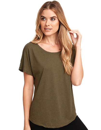 Ladies` Tri-Blend Dolman-T-Shirt | Next Level Apparel