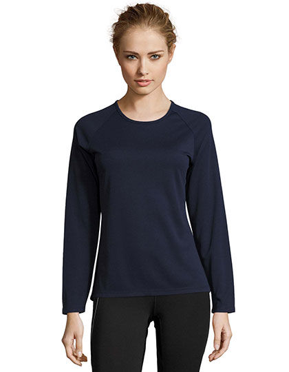 Womens Long-Sleeve Sports T-Shirt Sporty | SOL´S