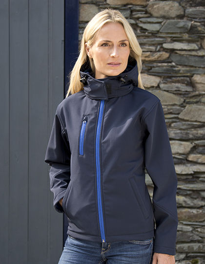 Ladies TX Performance Hooded Soft Shell Jacket | Result Core