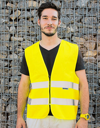 Safety Vest With Zipper Sicherheitsweste mir Reißverschluss | Korntex
