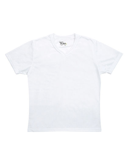 Womens Subli Plus® V Neck T-Shirt | Xpres