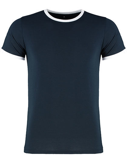 Fashion Fit Ringer Tee T-Shirt | Kustom Kit