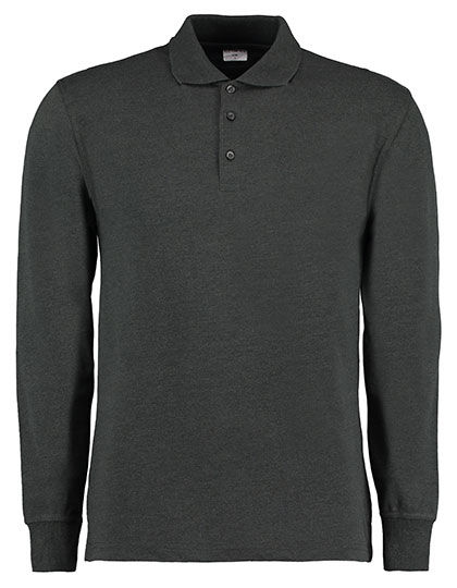 Mens Piqué Polo Shirt Long Sleeve | Kustom Kit