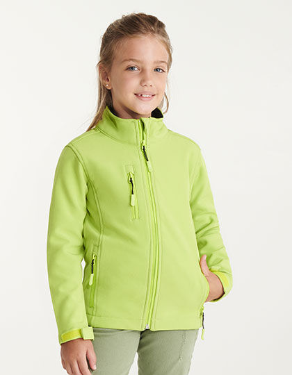Kids´ Nebraska Softshell Jacket Kinder Softshelljacke | Roly