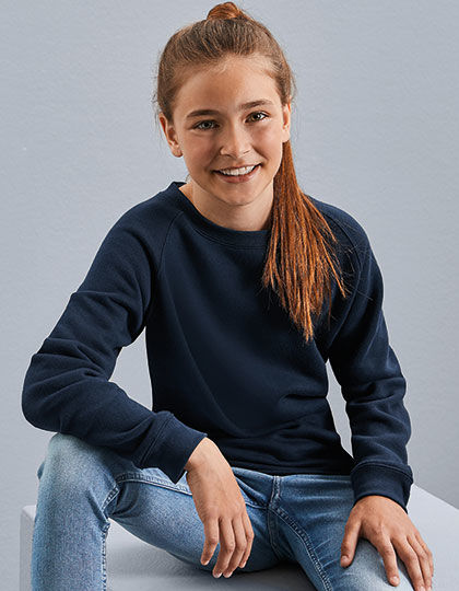 Kids Authentic Raglan Sweatshirt | Russell