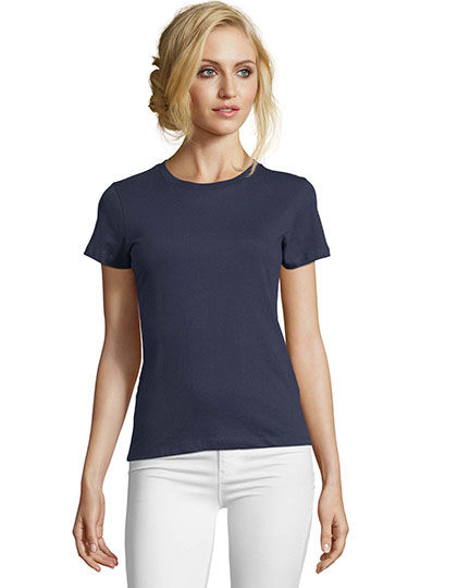 Womens Round Neck Fitted T-Shirt Imperial | SOL´S