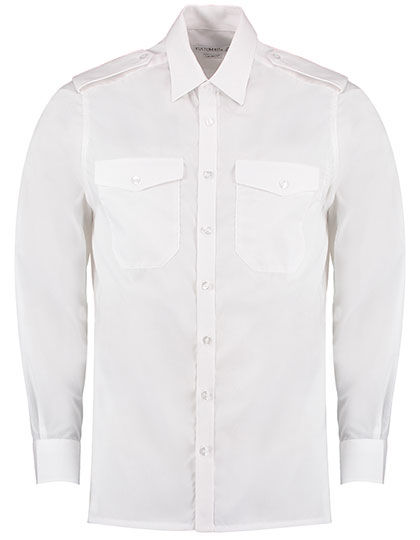 Mens Pilot Shirt Long Sleeve | Kustom Kit