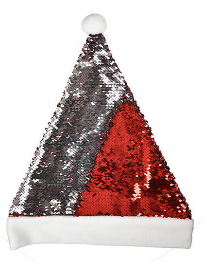 Christmas Hat / Nikolaus Mütze mit Pailletten | Printwear