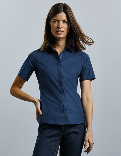 Ladies´ Short Sleeve Ultimate Stretch Shirt | Russell Collection
