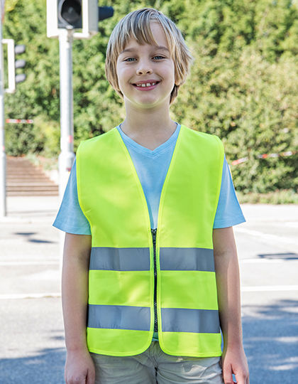 Safety Vest for Kids with Zipper EN1150 | Korntex