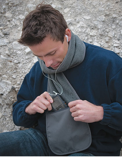 Zip-Pocket Fleece Scarf | Result Winter Essentials