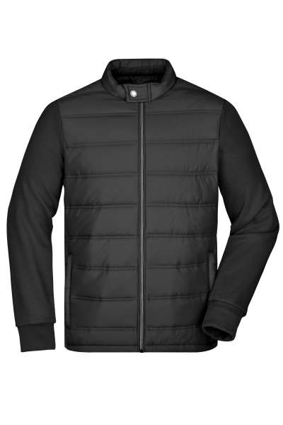 Men´s Hybrid Sweatshirt Jacket Sweatshirtjacke | James & Nicholson