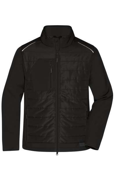 Men´s Hybrid Jacket Softshelljacke | James & Nicholson