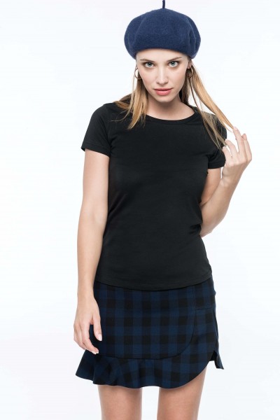 Damen T-Shirt Supima® mit kurzen Ärmeln und Rundhalsausschnitt | Kariban
