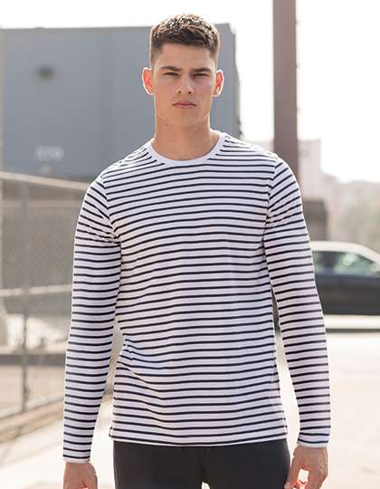 Unisex Long Sleeved Striped T | SF Men