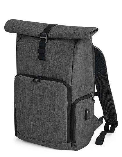 Q-Tech Charge Roll-Top Backpack | Quadra