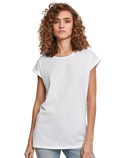 Ladies Organic Extended Shoulder Tee T-Shirt | Build Your Brand