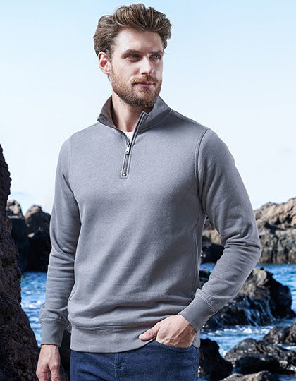 Unisex Troyer Side Pocket Sweatshirt | Promodoro