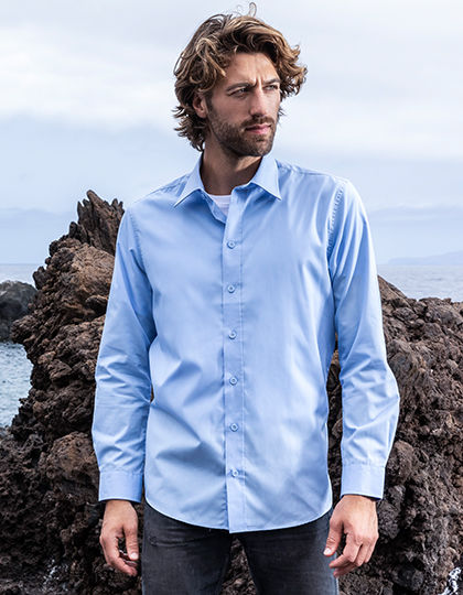 Men`s Poplin Shirt Long Sleeve | Promodoro